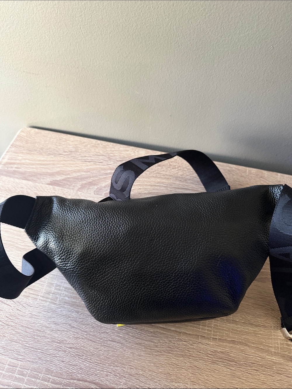 Marc Jacobs The Leather Belt Bag Black Leather Waist Pack New - Picture 14 of 15